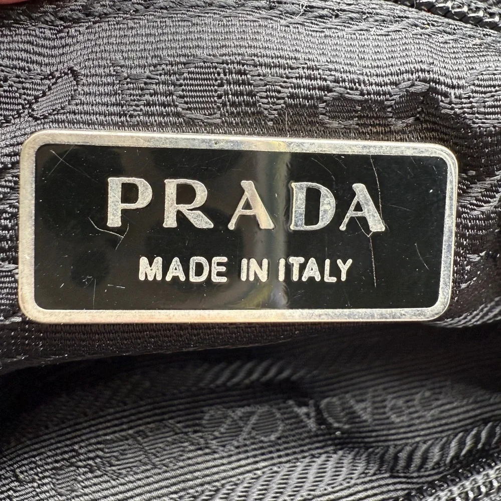 Prada black nylon